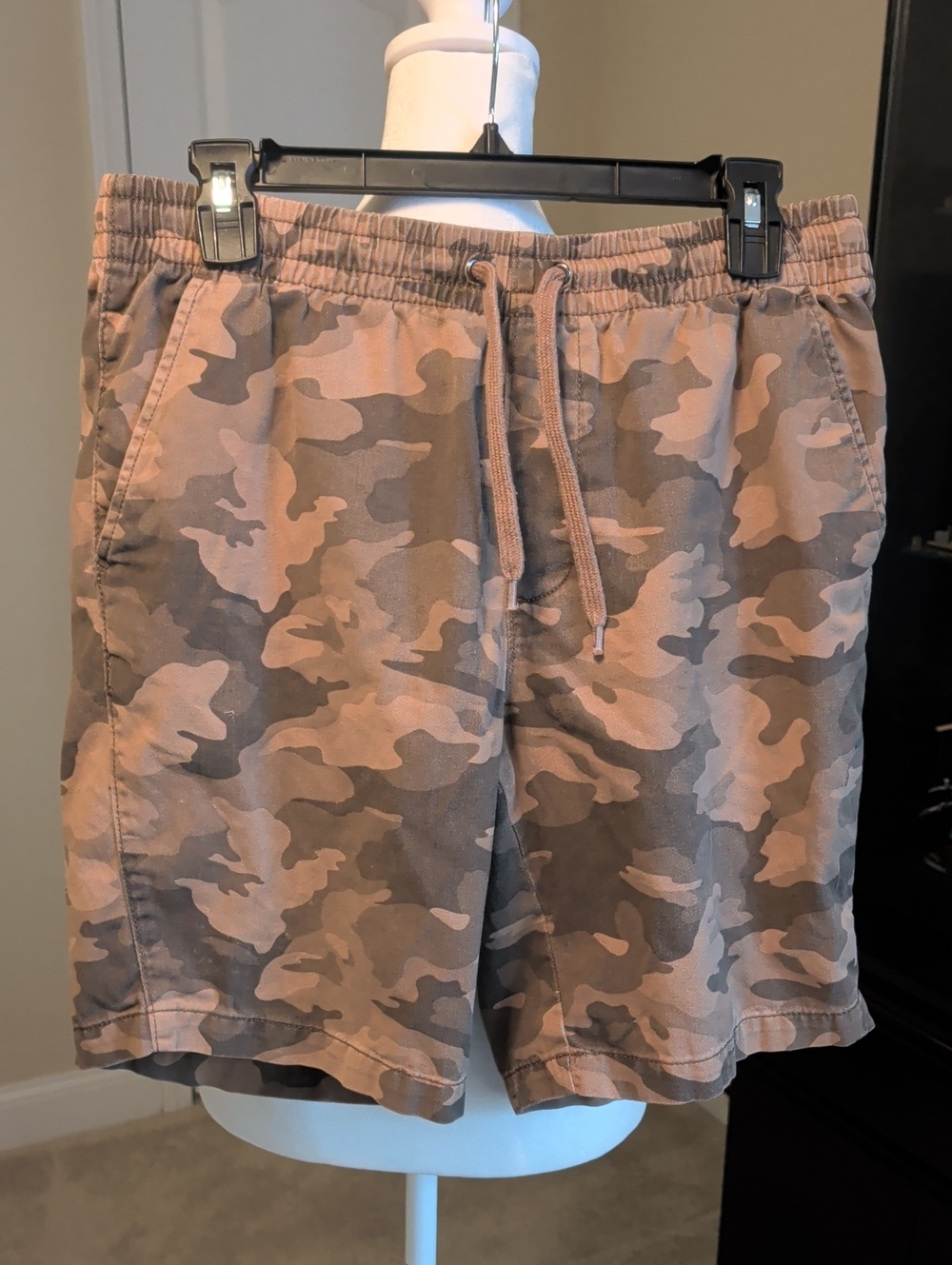 Sonoma Camouflage Drawstring Waistband Shorts With Pockets